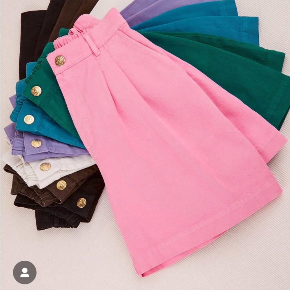 Bubblegum Pink Trouser Shorts